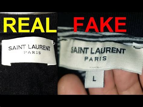 fake ysl vintage t shirt|real vs fake st laurent shirts.